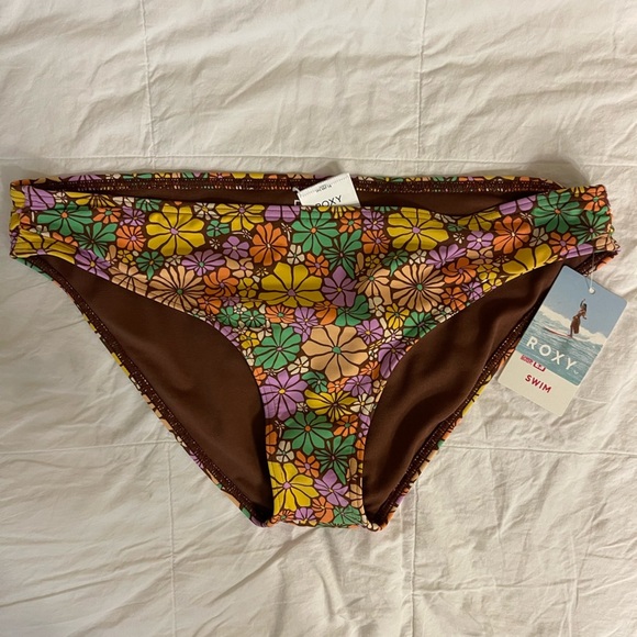 NWT Roxy Bikini Bottoms L - Picture 2 of 4